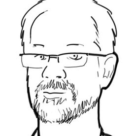 Cartoon portrait of Shaun