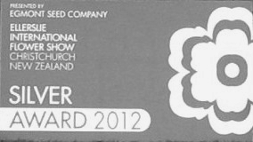 Image of Silver Award from Ellerslie International Flower Show 2012